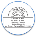 Georgia Notary Seals